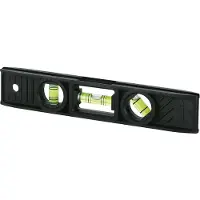 Stanley Niveau Torpedo ABS - - 0-42-294 - 20 cm - Behuizing van aluminium - 3 hoge zichtbaarheid vaten