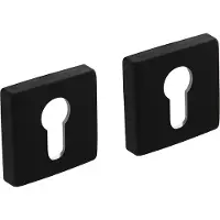 Intersteel | Rozet | PC50x50x10mm | Aluminium Zwart