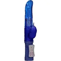 Shots Toys - Rotating Dolphin Vibrator - Blauw