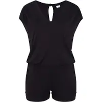 LASCANA Jumpsuit 'Safari' zwart