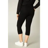 Base Level Curvy cropped basis legging Audrey zwart female | Maat: 52