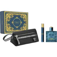 Versace - Eros EdP 100ml + EdT 10ml + Trousse Geursets Heren