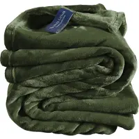 De Witte Lietaer Plaid Cosy Khaki-150 x 200 cm