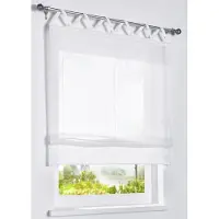 Bonprix Vouwgordijn in linnen look maat h/b: 130/60 cm