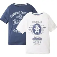 Bonprix Jongens T-shirt (set van 2) van biologisch katoen 128/134