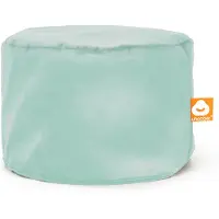 Whoober zitzak poef "Rhodos" velvet mintgroen - Wasbaar - Zacht en comfortabel
