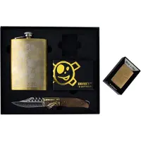 Homey's Man's Ruin By Schiffmacher Gift Set- 4-delig - Met Zippo