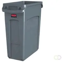 Rubbermaid Commercial Products Rubbermaid afvalcontainer Slim Jim, 60 liter, grijs