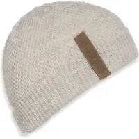 Knit Factory Jazz Gebreide Muts Heren & Dames - Beanie hat - Beige - Warme Wintermuts - Unisex - One Size