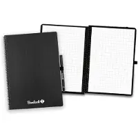 Bambook Classic uitwisbaar notitieboek Original - A4 - Geruite pagina's - Duurzaam, herbruikbaar whiteboard schrift - Met 1 gratis stift