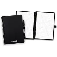 Bambook Classic uitwisbaar notitieboek Original - A5 - Geruite pagina's - Duurzaam, herbruikbaar whiteboard schrift - Met 1 gratis stift