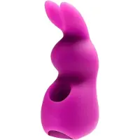 VeDO – Delicate Bunny Vinger Vibrator met Elastische Vinger Lus voor Optimaal Comfort en Plezier – 8.5 cm – Paars