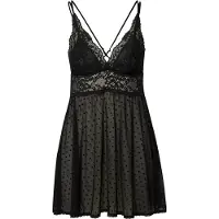 Hunkemoller Negligé 'Beatriz' zwart
