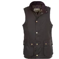 Barbour Bodywarmer Men Westmorland Wax Coat Olive-S