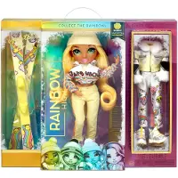 Mga Winter Break Sunny Madison - Gele Fashionpop en Speelset met 2 Designer Outfits, Skis & Accessoires