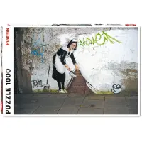 Piatnik Puzzel van 1000 stukjes, Banksy, "The Flower Thrower" (ook bekend als "The Flower Thrower")