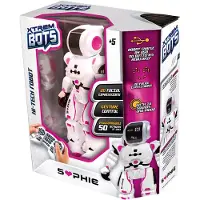 AMO Toys 380838, programmeerbare robot, geschikt voor kinderen vanaf 5 jaar, 600 mAh batterij, roze en wit, 814 gram