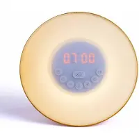 Livoo Wekker zonsopgangsimulatie 17 cm beige