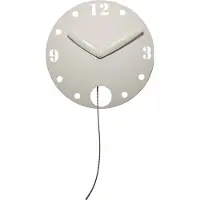 Nextime ne-3102 wandklok 30x55,5cm plastic, 'waggle'