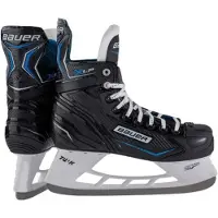 Bauer ijshockeyschaats X-LP zwart-zilver-blauw (size 5.0 maat 38,5) geslepen