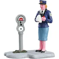 Intratuin Lemax Kerstdorpminiatuur Meter Maid (parkeerwacht) H 6,6 Cm