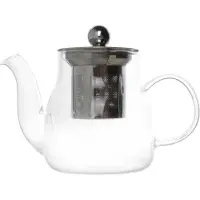 Aerts Theepot 0.35l glas met filter en deksel rvs