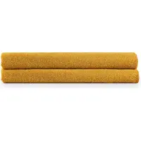 Blumtal Terry Handdoeken Set - 2 x Sauna Handdoek - 80 x 200 cm - Mosterd