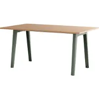 TIPTOE New Modern Rechthoekige Houten Eettafel 160 cm x 95 cm | Eucalyptus Grey