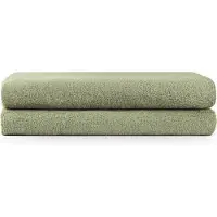 Blumtal Terry Handdoeken Set - 2 x Baddoek - 70 x 140 cm - Pastel Groen
