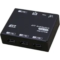 Rextron RX1016 Metalen USB 3.0 Hub 4-Poorts