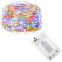 Springos Kerstverlichting | 9.9 m | Batterij | 100 LED | Multicolor
