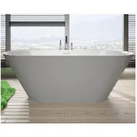 Riho Solid Surface Vrijstaand Bad Mat Wit 170 x 70 x 58 cm