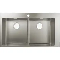 Hansgrohe Inbouwspoel 370 x 370, model S711-F765, roestvrij staal
