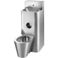 Delabie Combi KOMPACT - Wastafel staand toilet