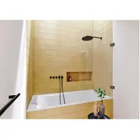 Riho Still Shower Inbouw Douchebad 180x80cm - Acryl Wit - LED Kussen Links - Baden, Inbouwbaden - 8714148591437