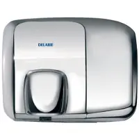 Delabie Handendroger Met Richtbare Blazer 360° Rvs 304 Glanz. Gepol.