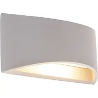 QAZQA Industriële wandlamp grijs beton - Creil