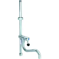 Delabie Keukenkraan Met Handdouche korte F3/4 zonder kraan Chroom