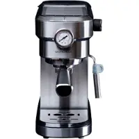 Gastronoma Espressomachine - 15 bar - Pistonmachine met Melkopschuimer - 18110001 - RVS