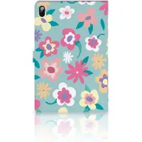 B2Ctelecom Samsung Galaxy Tab S7 FE | S7+ | S8+ Tablet Cover Flower Power
