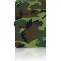 B2Ctelecom Samsung Galaxy Tab S7 FE | S7+ | S8+ Tablet Hoes Army Dark