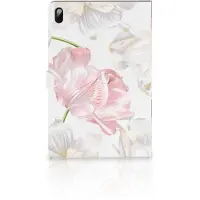 B2Ctelecom Samsung Galaxy Tab S7 FE | S7+ | S8+ Tablet Cover Lovely Flowers