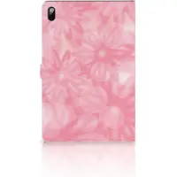 B2Ctelecom Samsung Galaxy Tab S7 FE | S7+ | S8+ Tablet Cover Spring Flowers