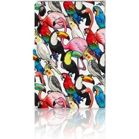 B2Ctelecom Samsung Galaxy Tab S7 FE | S7+ | S8+ Flip Case Birds