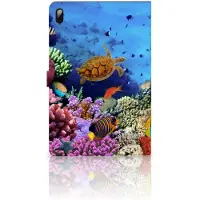 B2Ctelecom Samsung Galaxy Tab S7 FE | S7+ | S8+ Flip Case Vissen
