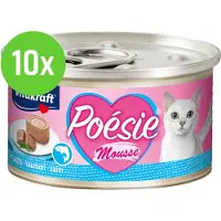 Vitakraft 10x Poésie zalm mousse kat, 85 gram