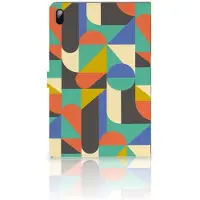 B2Ctelecom Samsung Galaxy Tab S7 FE | S7+ | S8+ Tablet Hoes Funky Retro