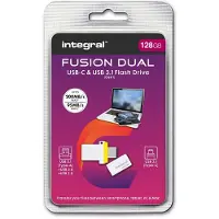 Integral USB-stick Integral 3.0 USB-C Fusion Dual 128GB