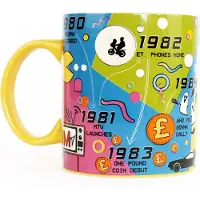 Gift Republic Mok - 80’s – 340 ml Inhoud – Multicolor