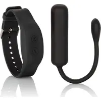 Calexotics - Wristband Remote Petite Bullet - Eggs / Bullets Zwart